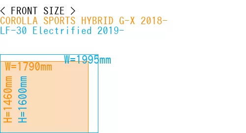 #COROLLA SPORTS HYBRID G-X 2018- + LF-30 Electrified 2019-